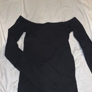 Hollister off the shoulder slim tee